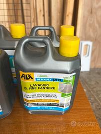 Lavaggio di fine cantiere concentrato