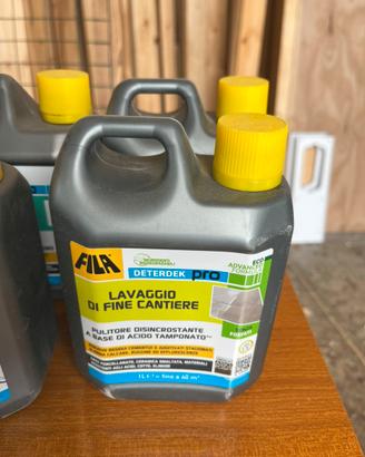 Lavaggio di fine cantiere concentrato