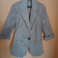 Giacca sfoderato a righe 