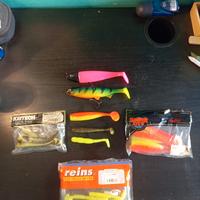 set di gomme da pesca