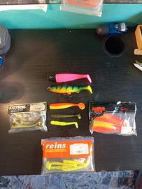 set di gomme da pesca