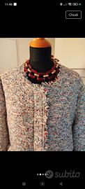 Giacca nuova stile Chanel taglia 50