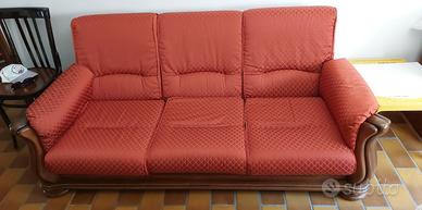 Divano 3 posti sfoderabile