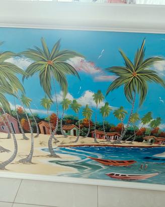 Quadro grande  con cornice