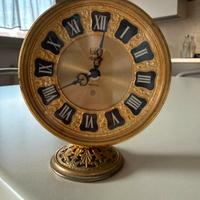 Orologio Jaeger Recital da tavolo in ottone dorato