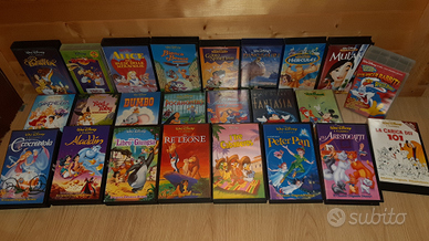 Lotto VHS originali Disney