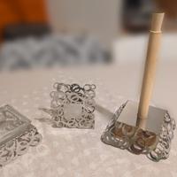 Set Tavola e Porta rotolo inox