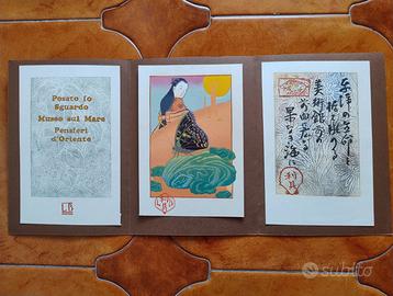 Surimono + Ex-Libris incisioni orientali Nishiki-e