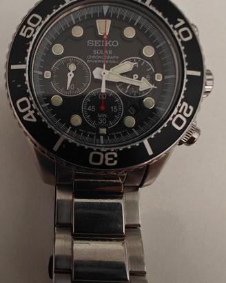 Orologio Uomo SEIKO V175 0AD0 Solare Cronografo