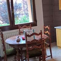 Tavolo legno allungabile con 6 sedie