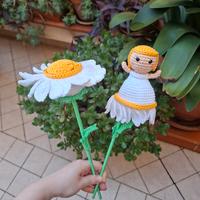 Margherita Reversibile Con Sorpresa Uncinetto 