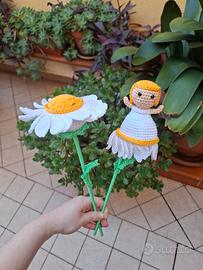 Margherita Reversibile Con Sorpresa Uncinetto 