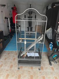 GABBIA PAPPAGALLO NUOVA