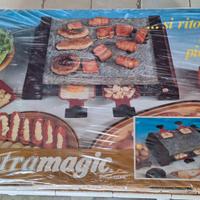 Grill elettrico con pietra ollare