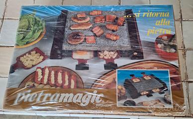 Grill elettrico con pietra ollare