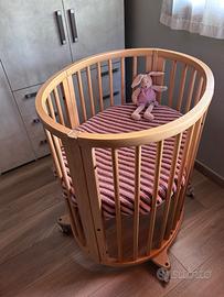 Culla/lettino Stokke color legno naturale