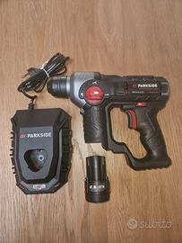 trapano tassellatore 12V con batteia e carica