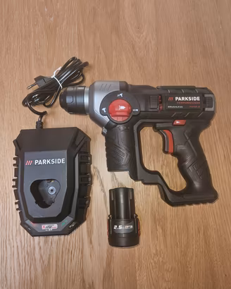 trapano tassellatore 12V con batteia e carica