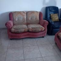 Titolo: Divanetto Vintage 2 Posti - Velluto Rosa A