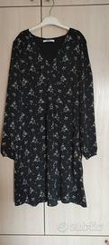 Vestito Liu Jo foderato TG M, donna, nero con fior