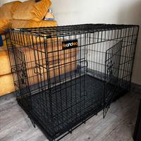 Gabbia  metallica per cani da interno