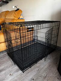 Gabbia  metallica per cani da interno