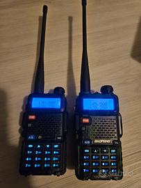 2 Ricetrasmittenti  baofeng UV5R 