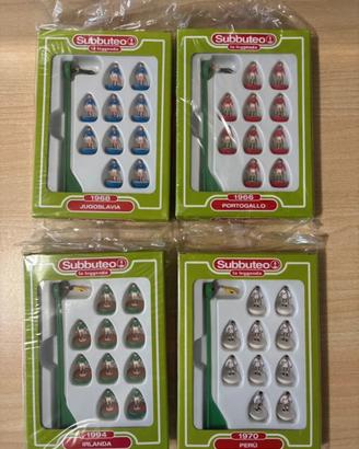 Subbuteo lotto 4 squadre NUOVE