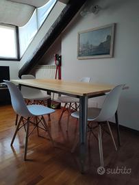 Tavolo stile industriale 160x80