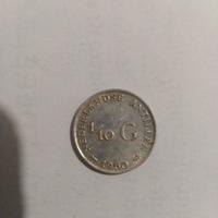 MONETA 1/10 GOULDEN ANTILLE OLANDESI