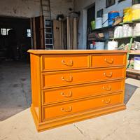 Comò vintage in legno 4 cassetti – restaurato