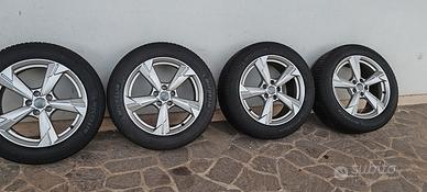 Set cerchi e gomme originali Audi A6 225. 55. R18