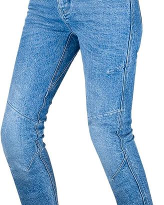 Jeans moto Protezioni CE per Ginocchia e Fianchi