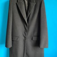 Cappotto Chester Bespoke nero, taglia XL.