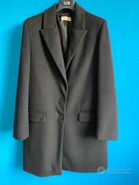 Cappotto Chester Bespoke nero, taglia XL.