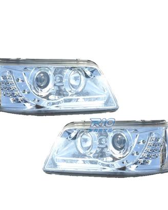 FARI VOLKSWAGEN VW T5 03-09 LUCE DIURNA A LED FOND