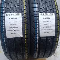 2 GOMME 195 60 16C BARUM INV RIF4017