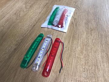 Led tricolori 12/24 v. x furgoni..track.rimorchi..