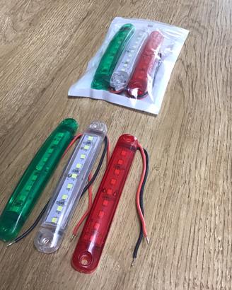 Led tricolori 12/24 v. x furgoni..track.rimorchi..