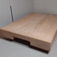 robusto tagliere in legno di faggio 44x28cm 3,6kg 