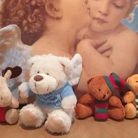 Lotto 4 peluches - orsi e alce