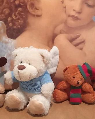 Lotto 4 peluches - orsi e alce