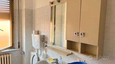 specchio con mobile bagno