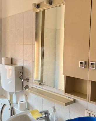 specchio con mobile bagno