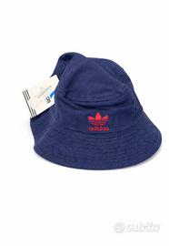 Adidas Originals bucket hat navy Trefoil rosso