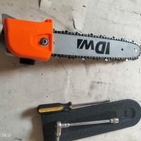 Kit Adattatore da decespugliatore a motosega sega 