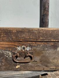 Valigia in legno anni 50