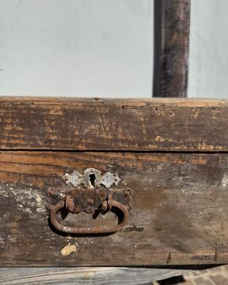 Valigia in legno anni 50