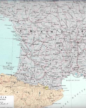 Anni '40/'60 N 24 Carte Geografiche Italia Europa