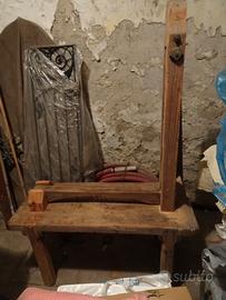 gramola antica in legno